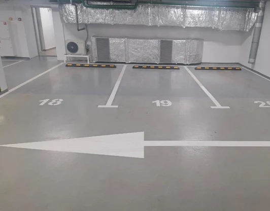 Нанесение разметки краской АК-511